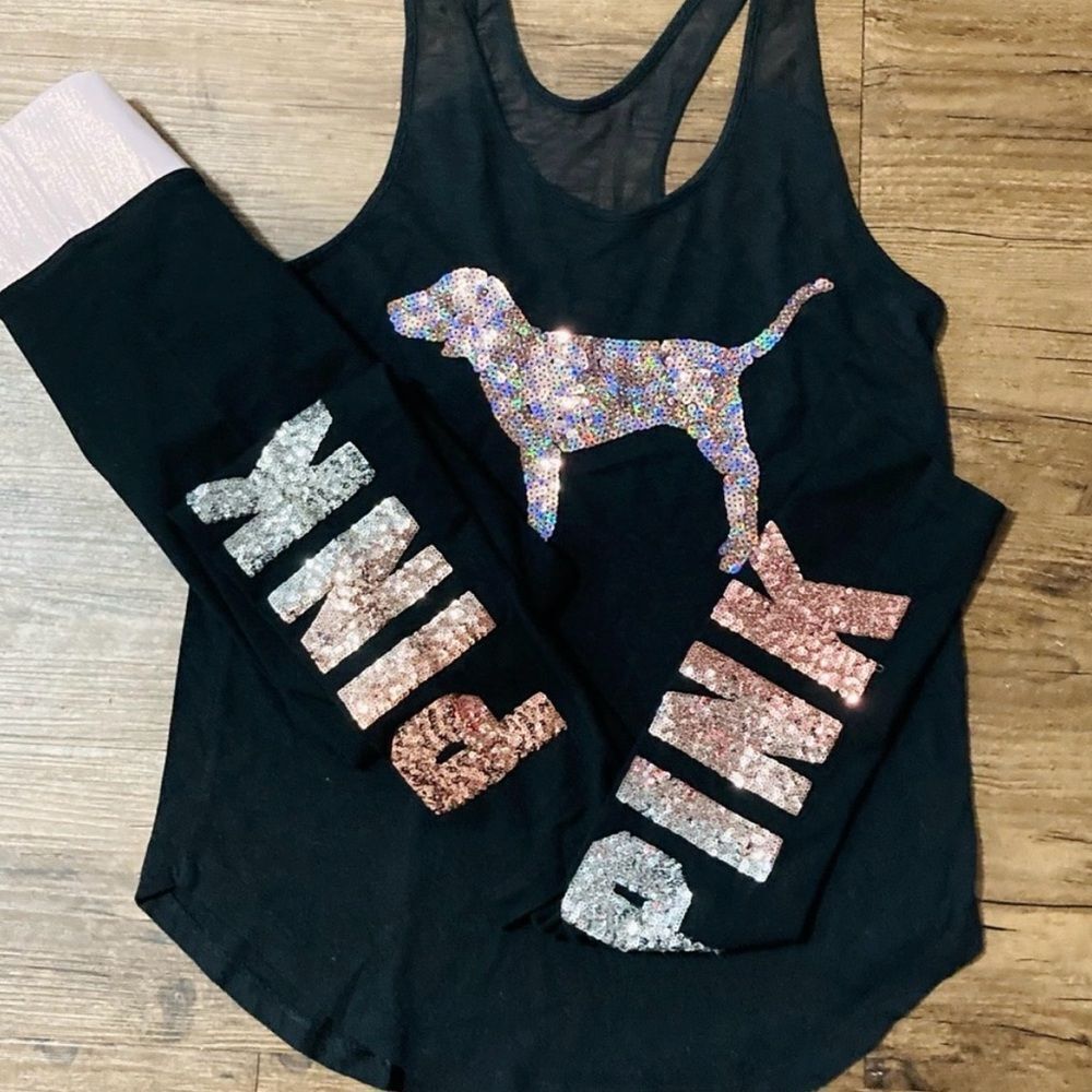 VS PINK IRIDESCENT OMBRÉ DOG
OUTFIT SET L